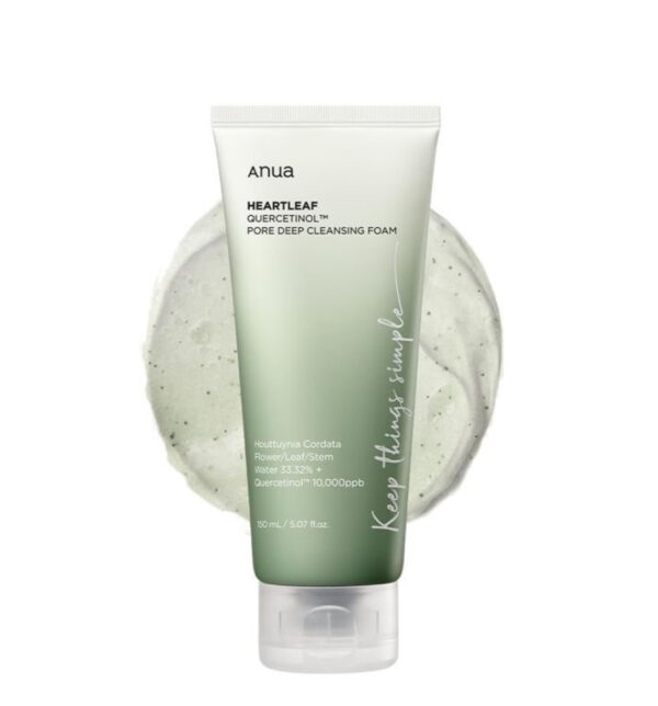 Anua heartleaf querceinol pore deep cleansing foam 5.07 fl oz