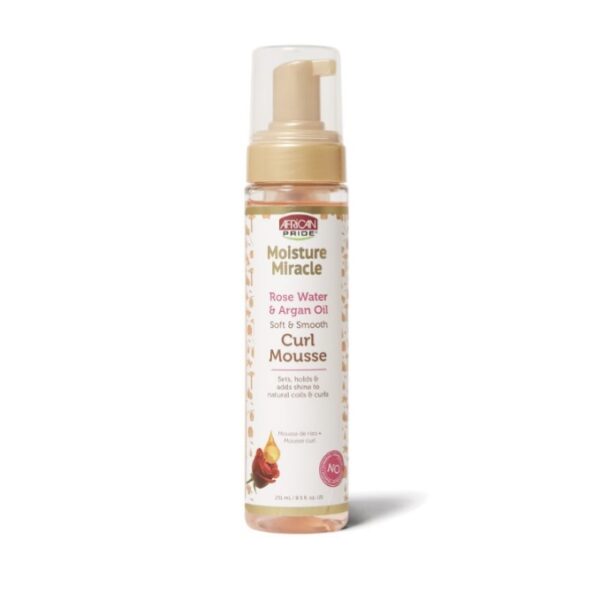 African pride moisture miracle aloe & coconut water curl mousse 354ml