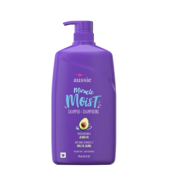 Aussie moist shampoo with avocado and jojoba oil 26.2 fl oz