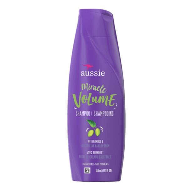 Aussie miracle volume shampoo with bamboo & Australian kakou plum