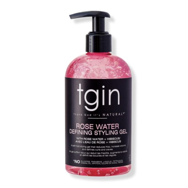 Tgin Rosewater Curl Defining Styling Gel – 13 oz