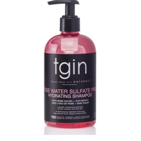 Tgin Rose Water Sulfate Free Hydrating Shampoo – 13oz