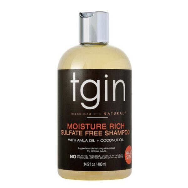 Tgin moisture rich sulfate free shampoo with alma oil + coconut oil 14.5 fl oz