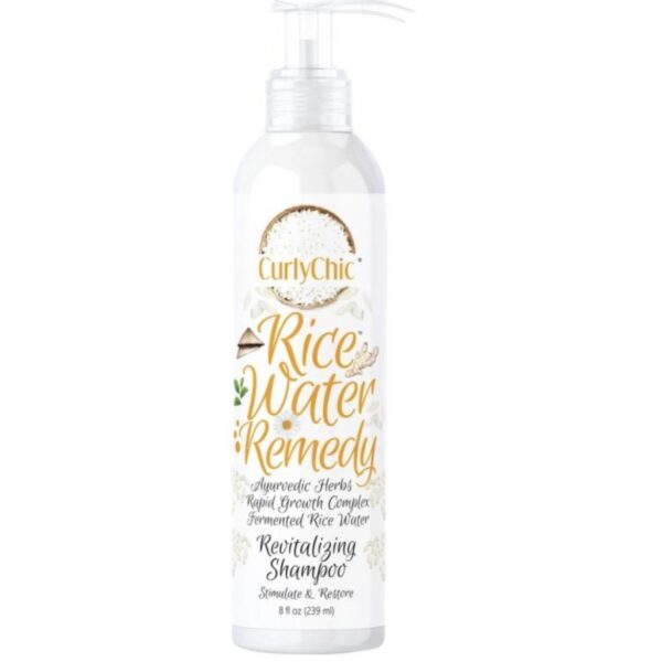 Curly chic rice water remedy revitalizing shampoo 8 fl oz