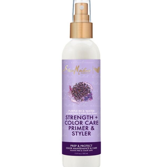 Shea moisture purple rice water strenght + color care primer & styler-7.5oz