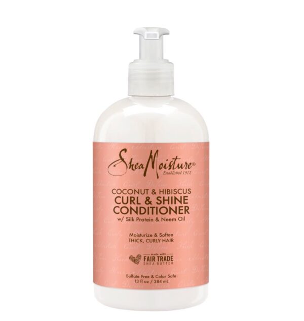 Shea moisture coconut & hibiscus curl & shine conditionr 13 fl oz