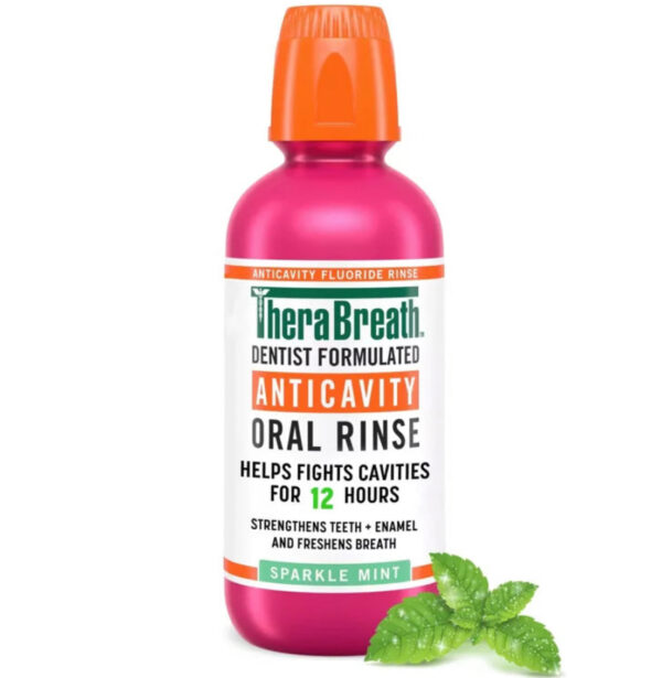 Therabreath Mouth Wash Oral rinse sparkle mint