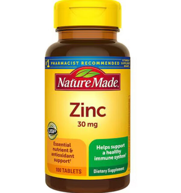 Nature Made Zinc 30mg- 100 tablets
