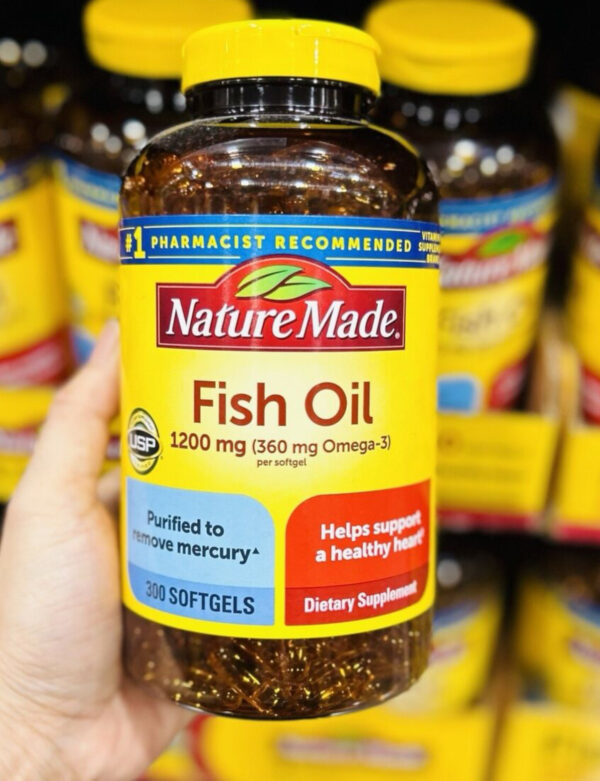Nature made fish oil 1200 mg- 300 softgels