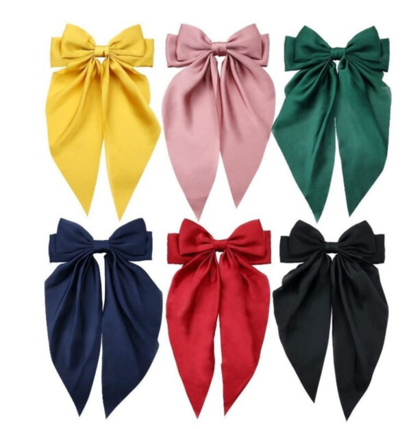 Long Tail Bow Hair clip- 1pc
