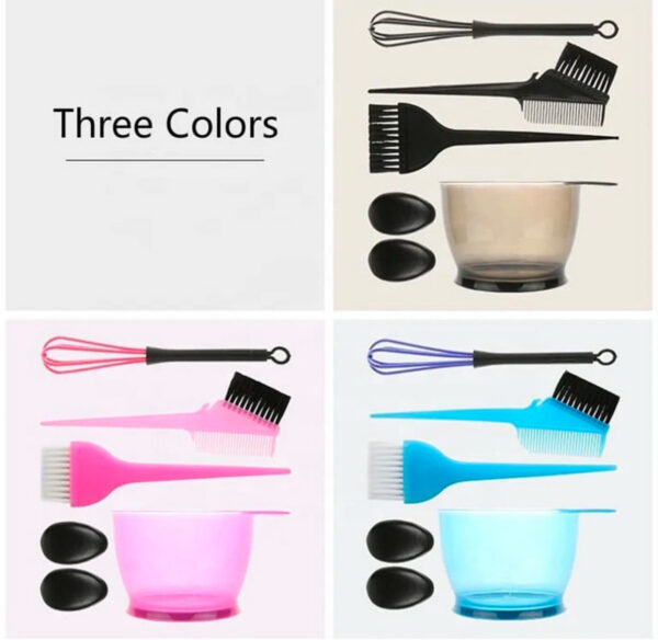 Hair dye mixing application kit