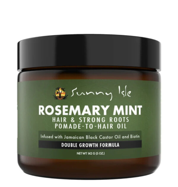 Sunny Isle Rosemary Mint Hair & Strong Roots Pomade-To-Hair Oil, 5 oz