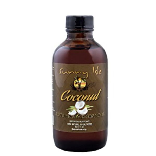 Sunny Isle Coconut Jamaican Black Castor Oil – 4 oz