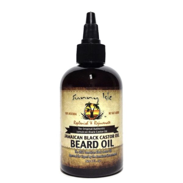 Sunny Isle Jamaican Black Castor Oil Beard Oil – 4 oz.