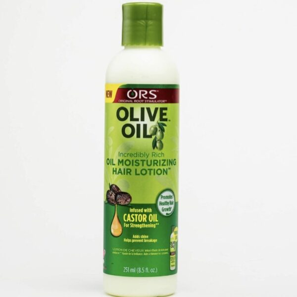 Ors olive Oil moisturizing hair lotion infused with castor oil