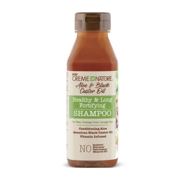 Creme of Nature Aloe & Black Castor Oil Healthy & Long Fortifying Shampoo-12oz