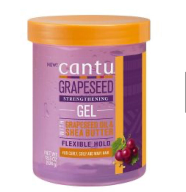 Cantu Grapeseed Strengthening Styling Gel – 18.5 oz