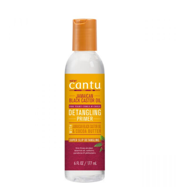 Cantu jamaican castor oil detangling primer