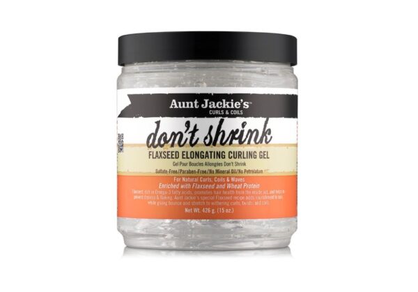 Aunt jackie's flaxseed Don't shrink Flaxseed enlongating curling Gel-15 oz