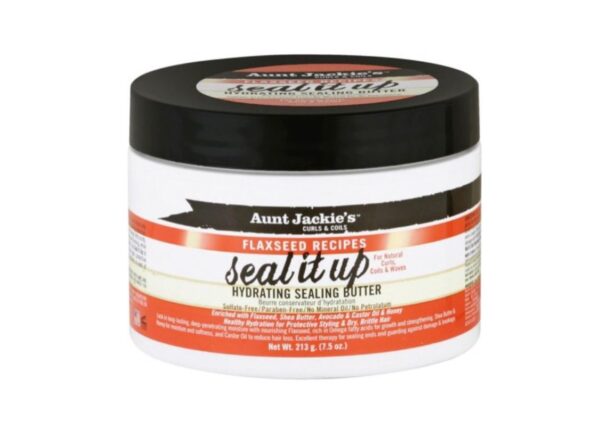 Aunt jackie's flaxseed seal it up hydrating sealing butter -7.5oz
