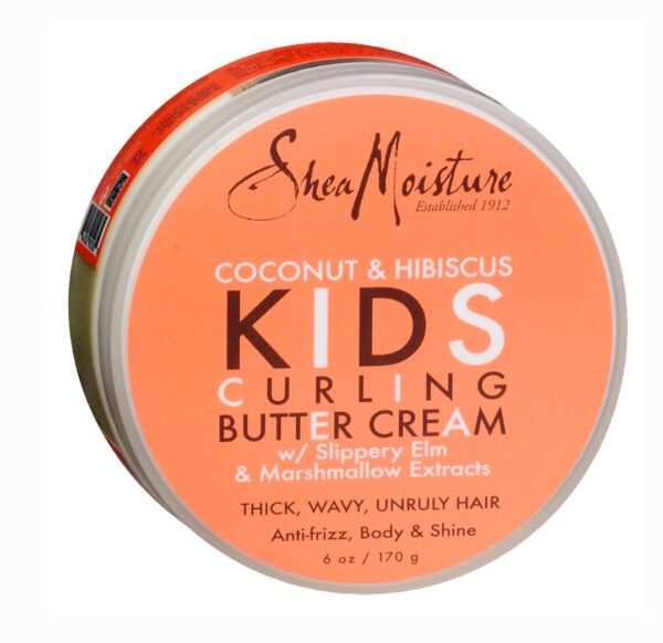 Shea mositure coconut & hibiscus kids curling butter cream- 6oz