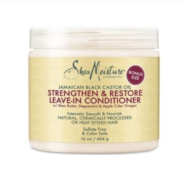 Shea Moisture Jamaican Black Castor Oil Strengthen & Restore Leave-In Conditioner-16oz