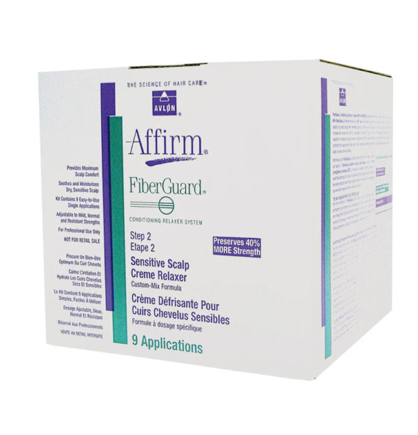 Affirm fiber guard sensitive scalp relaxer- 9pcs