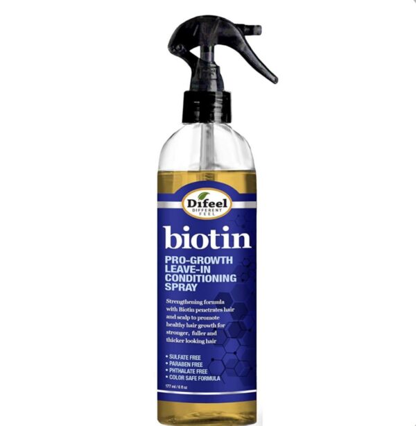 Difeel biotin pro-growth leave-in conditioning spray-177ml/6oz