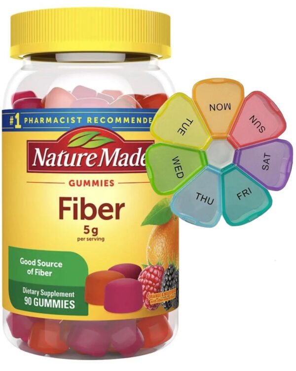 Nature made gummies Fiber 5g per serving - 90 gummies