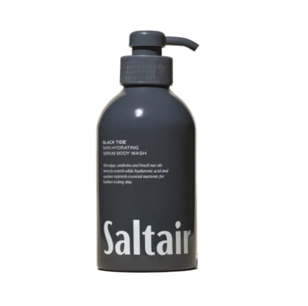 Black toeskin hydrating serum body wash saltair