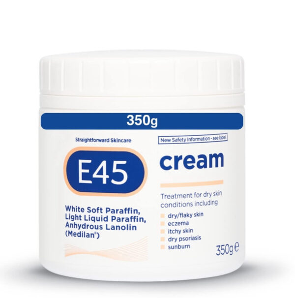 e45 white soft paraffun light median cream-360g