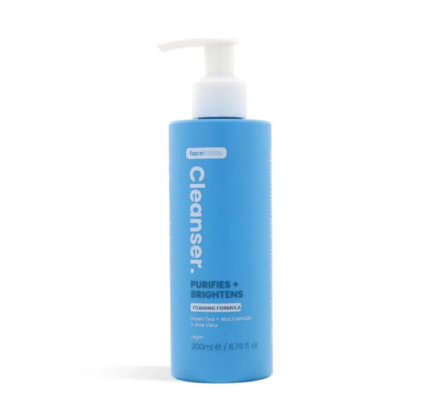 Facefacts cleanser purfies + brightens
