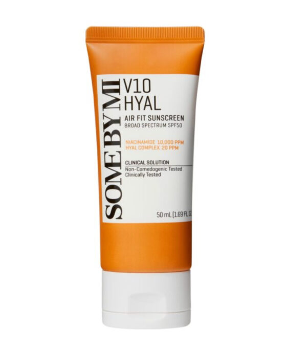 Some By Mi V10 Hyal Air fit sunscreen broad spectrum spf50