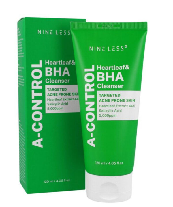 Nineless A-Control Heartfelt & BHA cleanser - 120ml