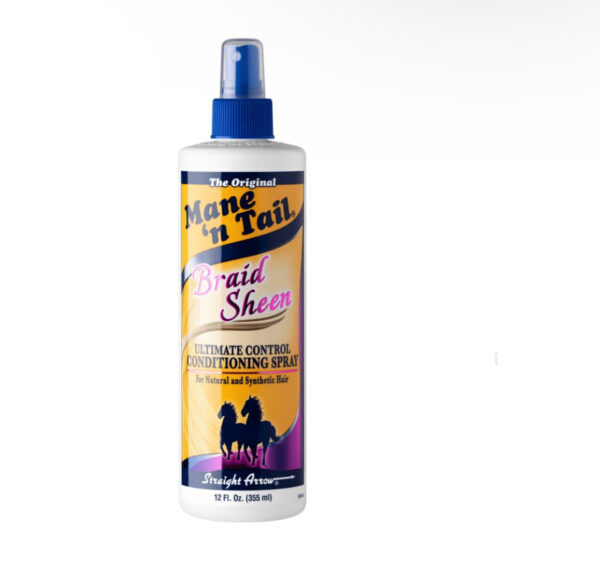 Mane 'n tail braid sheen ultimate control conditioning spray-12oz