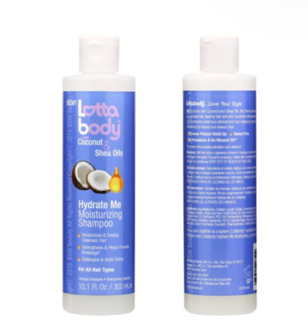 Lottabody hydrate me mousturizing shampoo -10.1oz