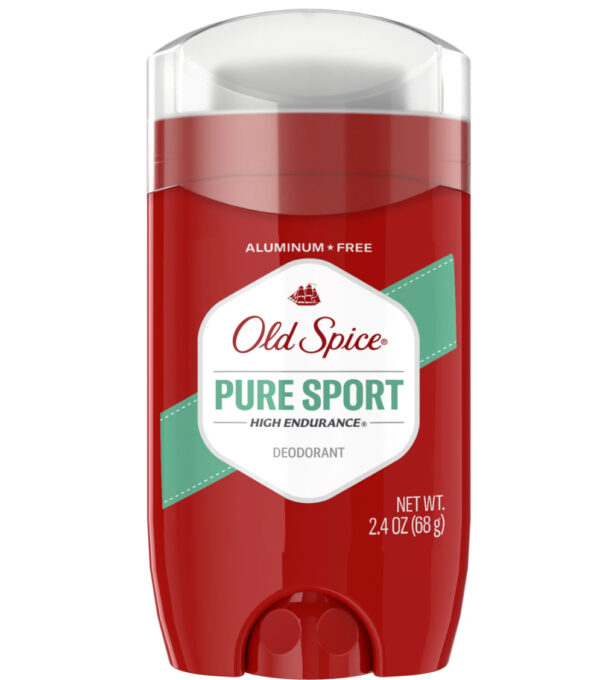 Old spice pure sport deodorant stick- 2.4 oz