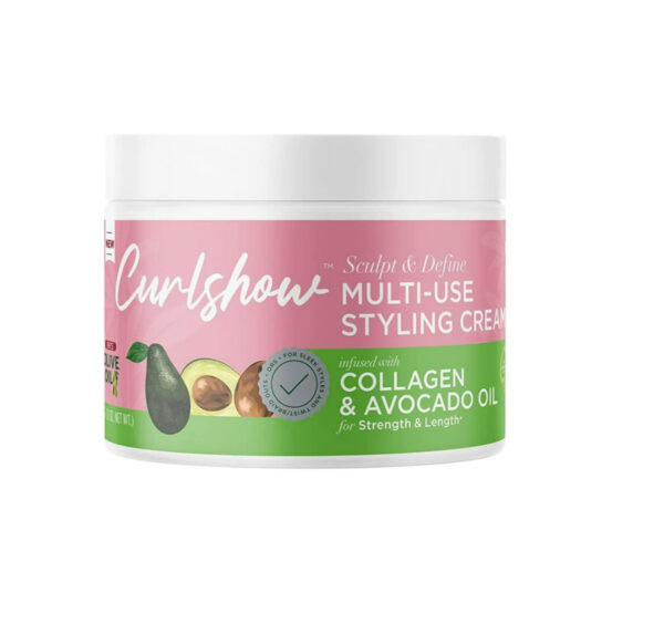 CurlSghow scult & Define Multi-use styling Cream collagen & avocado oil