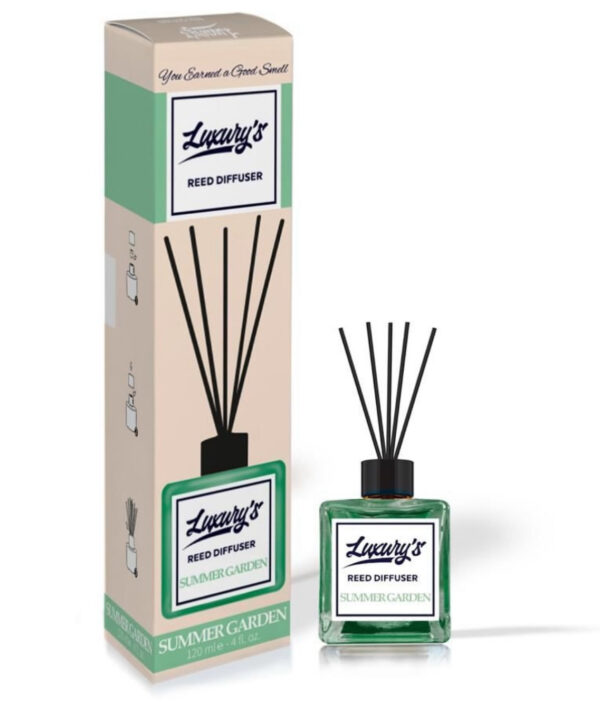 Luxury reed diffuser - Summer Garden, 120ml