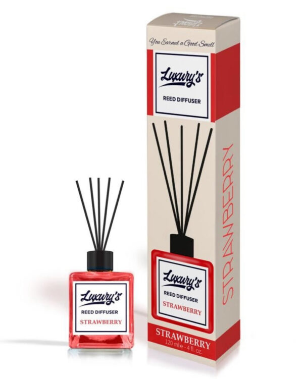 Luxury reed diffuser - Strawberry , 120ml