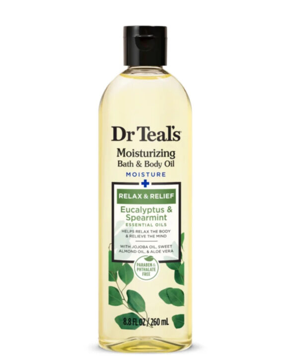 Dr Teal’s Eucalyptus & Peppermint Bath & Body Oil, 8 oz