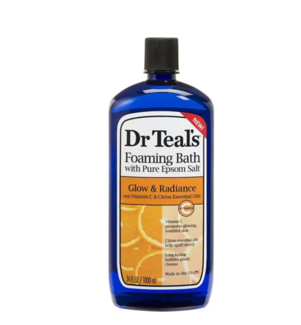 Dr Teal’s Vitamin C Foaming Bath Glow & Radiance