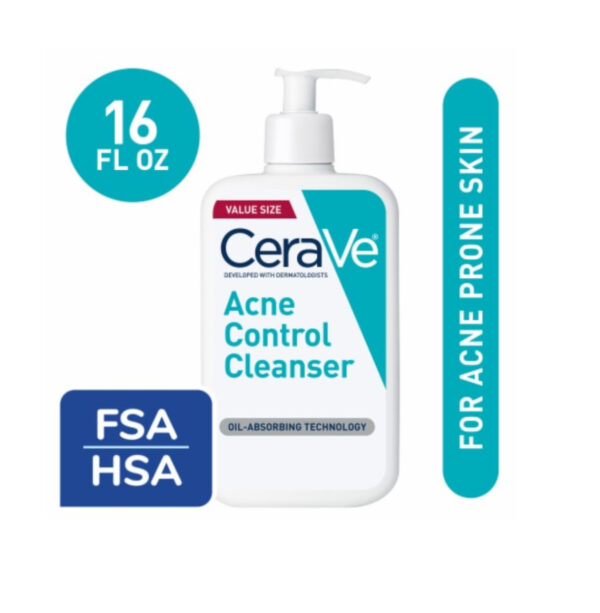 CeraVe Ance control cleanser - 16oz/473ml