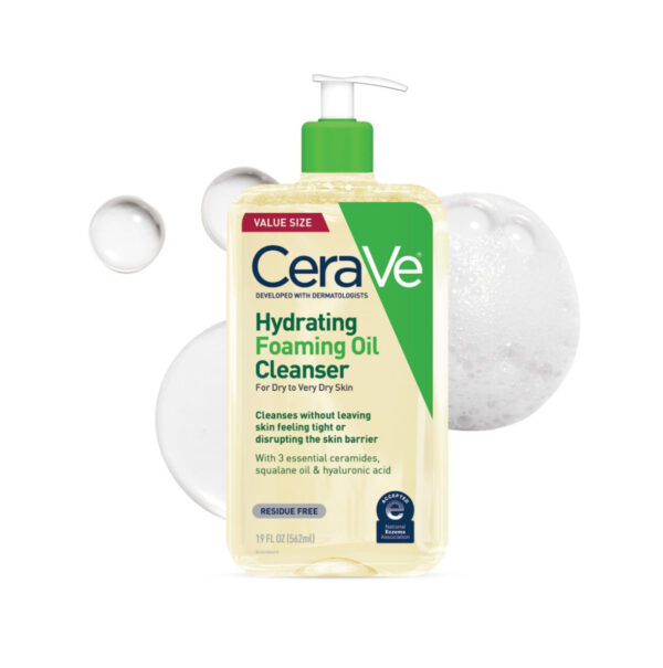 Cerave Hydrating Foaming Oil Cleanser – 16 oz.