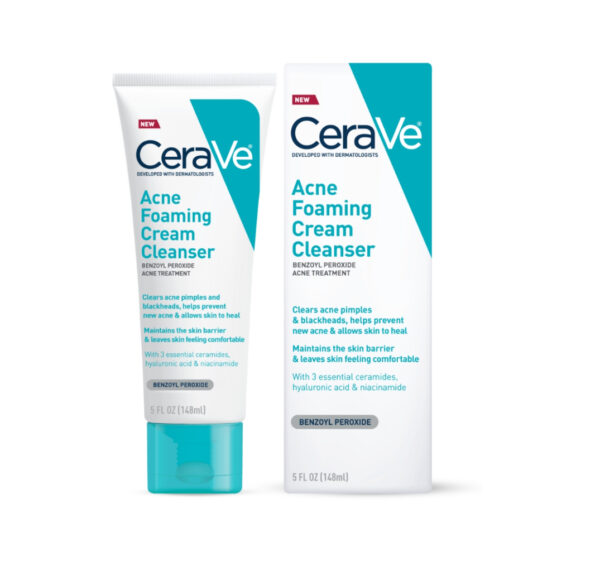 CeraVe Acne Foaming Cream Cleanser-5oz