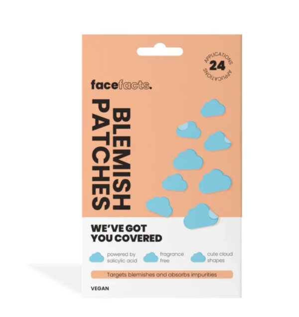Face facts hydrocolloid blemish patches - clouds 24ct