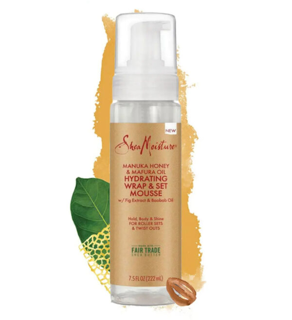 Shea moisture manuka honey 7 mafura oil hydrating wrap & set mousse - 7.5oz