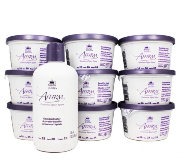 Affirm conditioning sensitive scalp relaxer system -9pcs