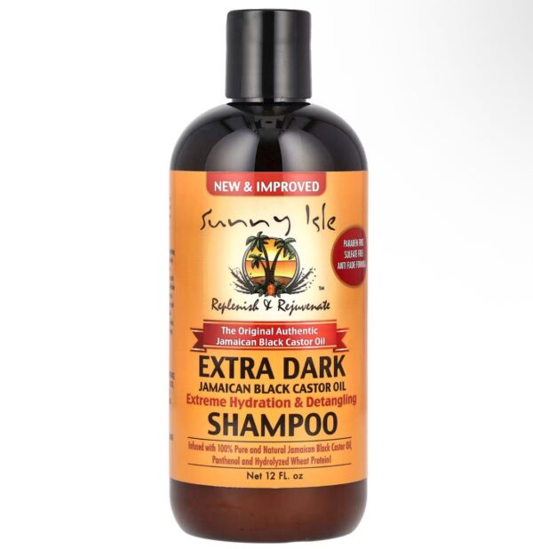Sunny Isle Extra Dark Jamaican Black Castor Oil Shampoo -12oz