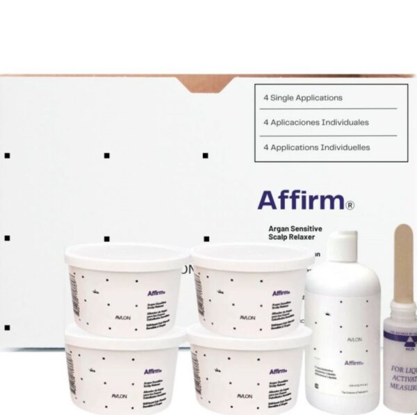 Avlon Affirm conditioning sensitive scalp relaxer system - 4pcs